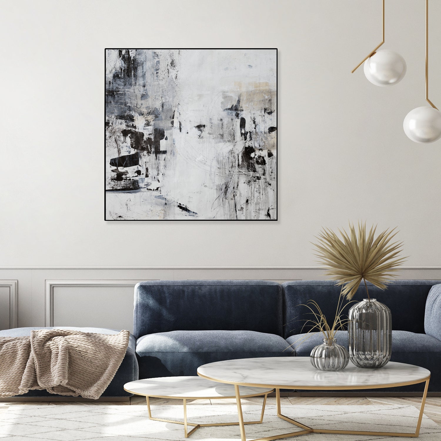 Dont Lose Track by Daleno Art on GIANT ART - balck abstract