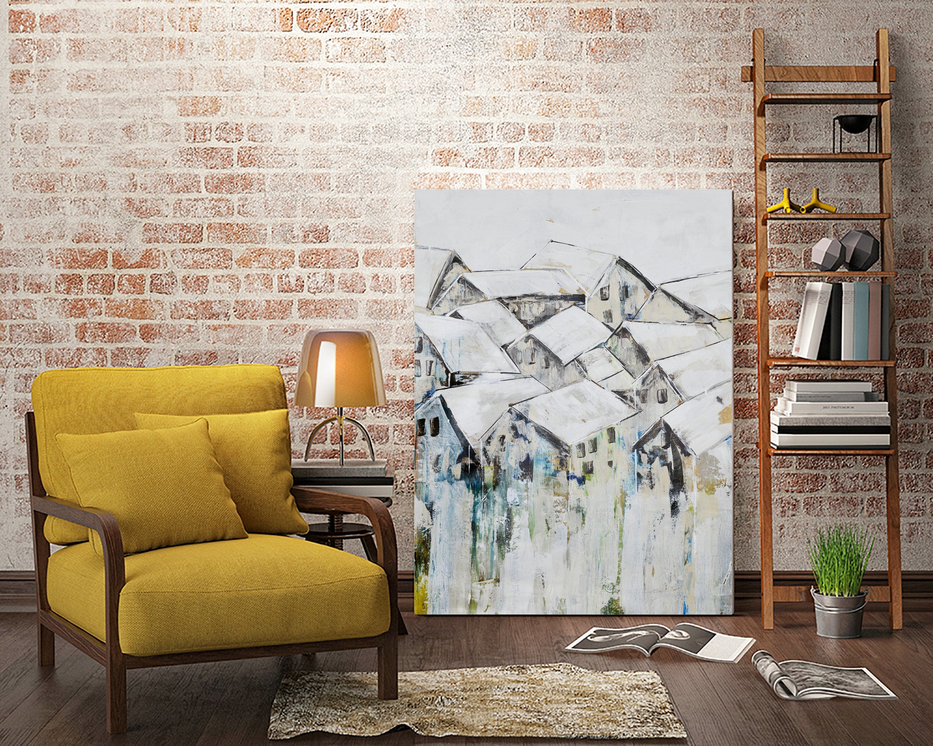 Suburbia by Daleno Art on GIANT ART - abstract