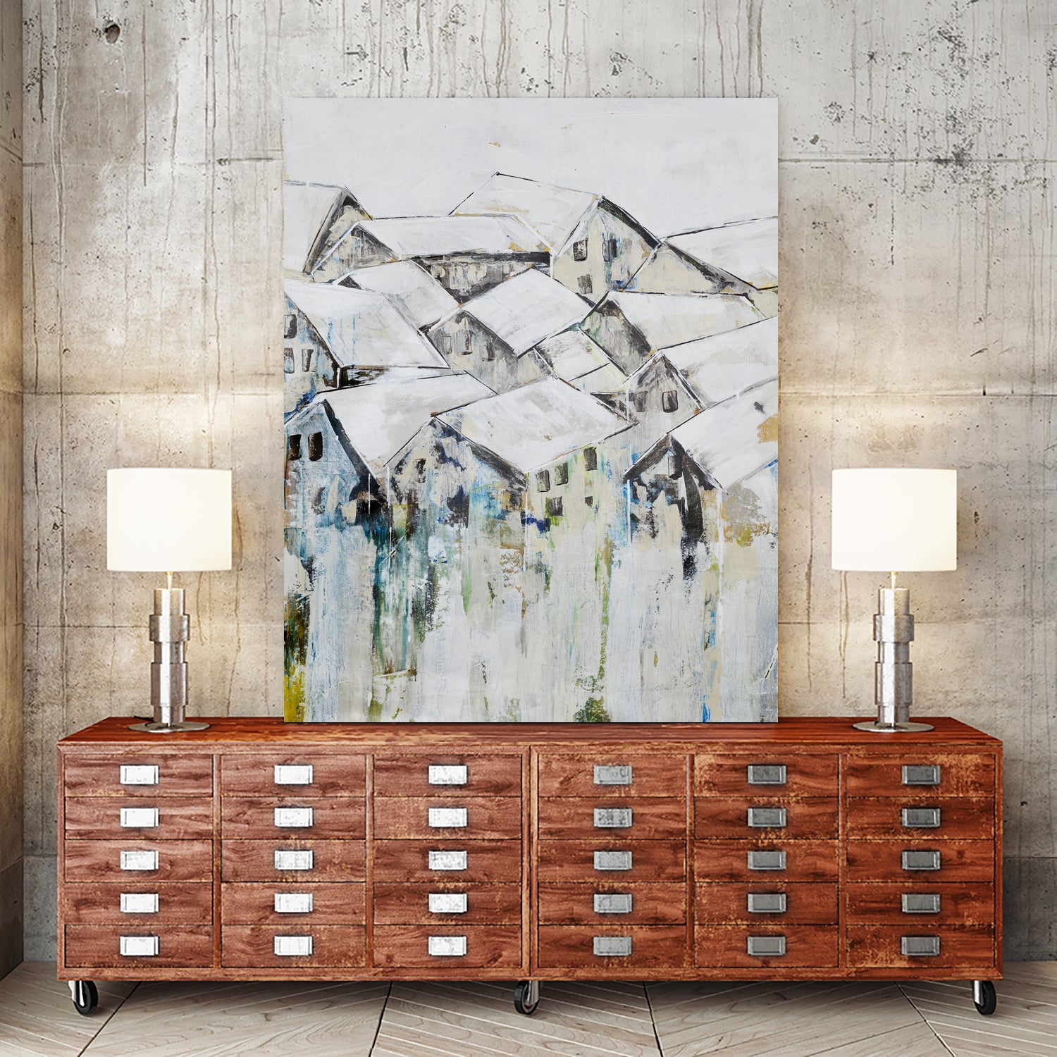 Suburbia by Daleno Art on GIANT ART - abstract