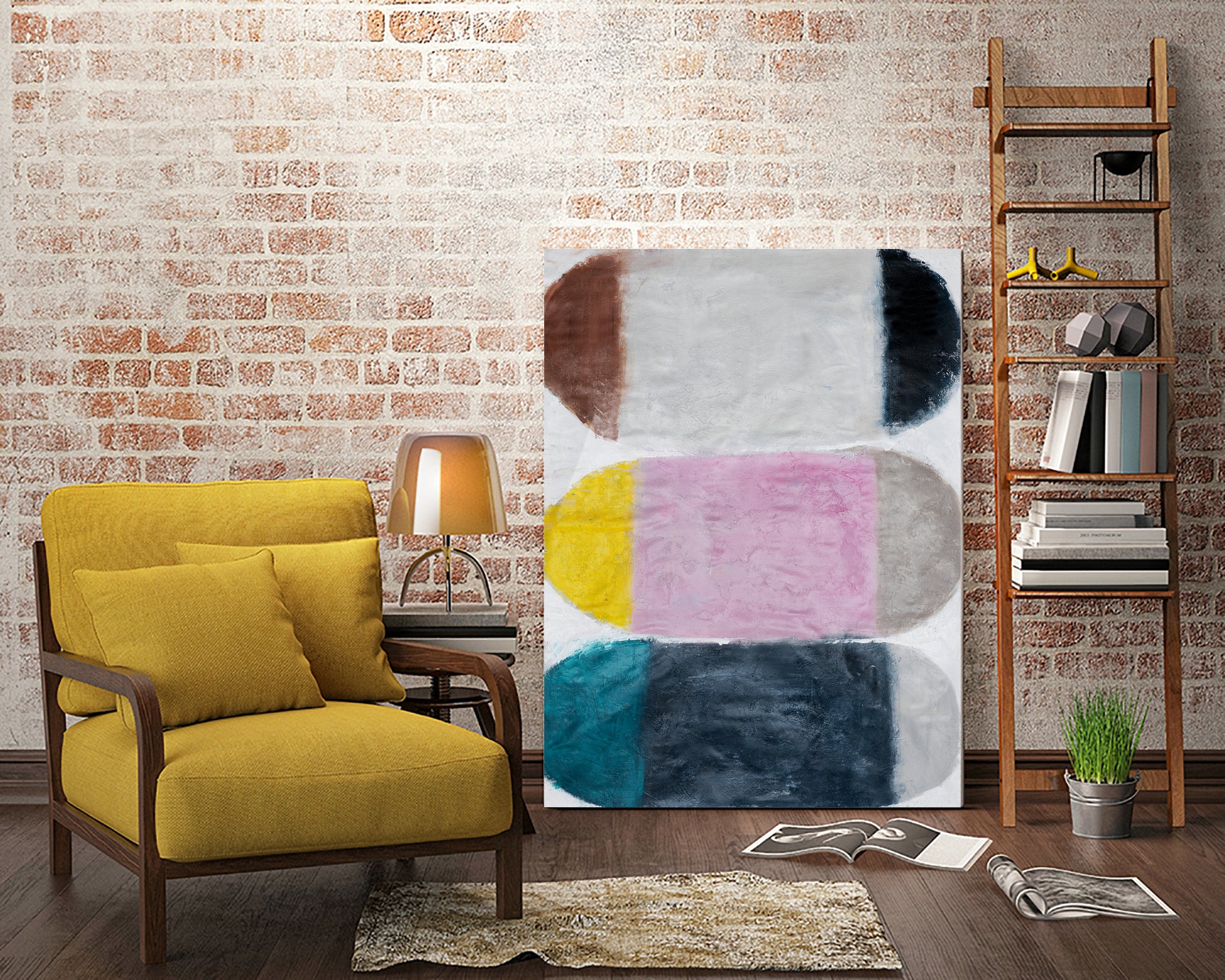 Loungey Vibe by Daleno Art on GIANT ART - abstract