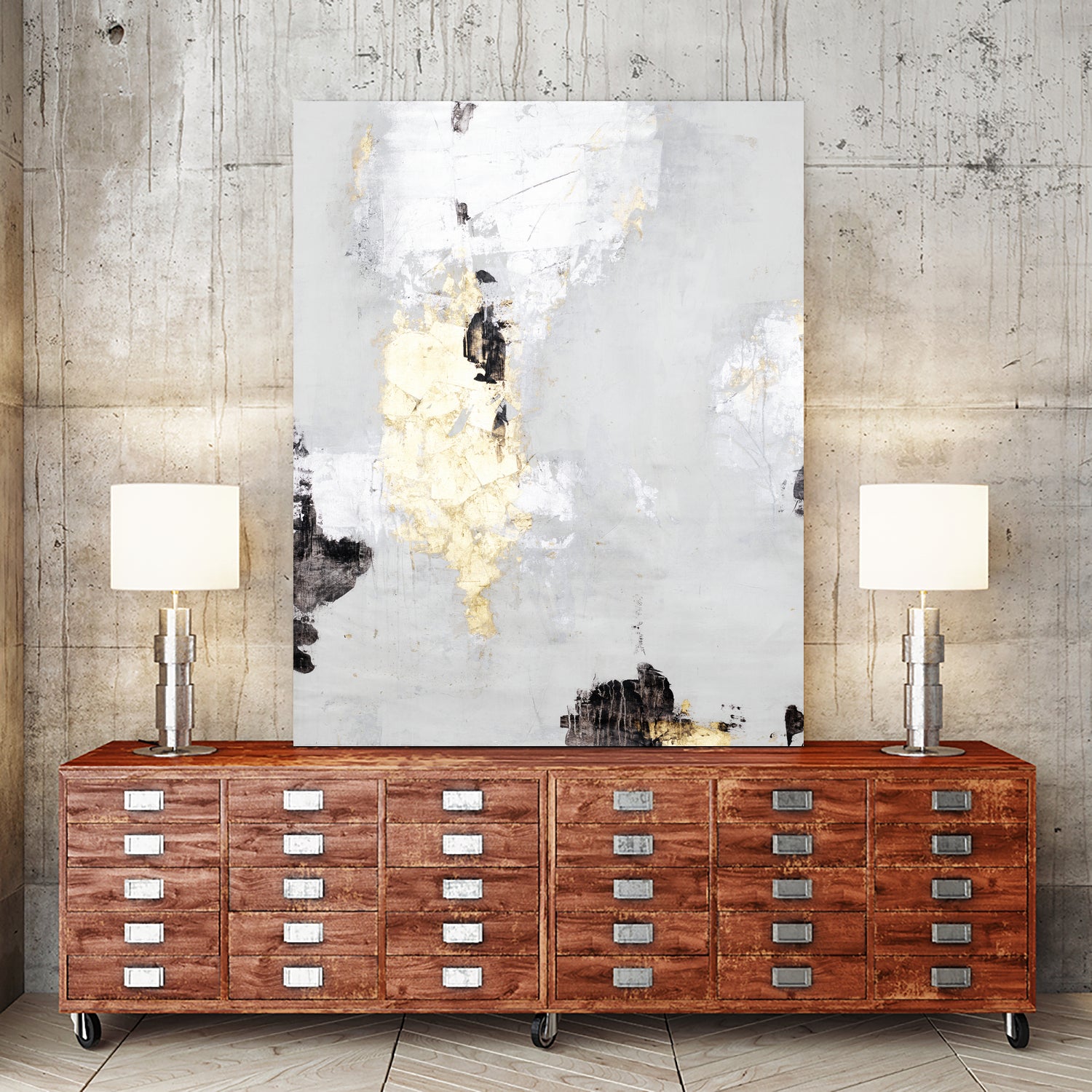 Time Tester I by Daleno Art on GIANT ART - balck abstract