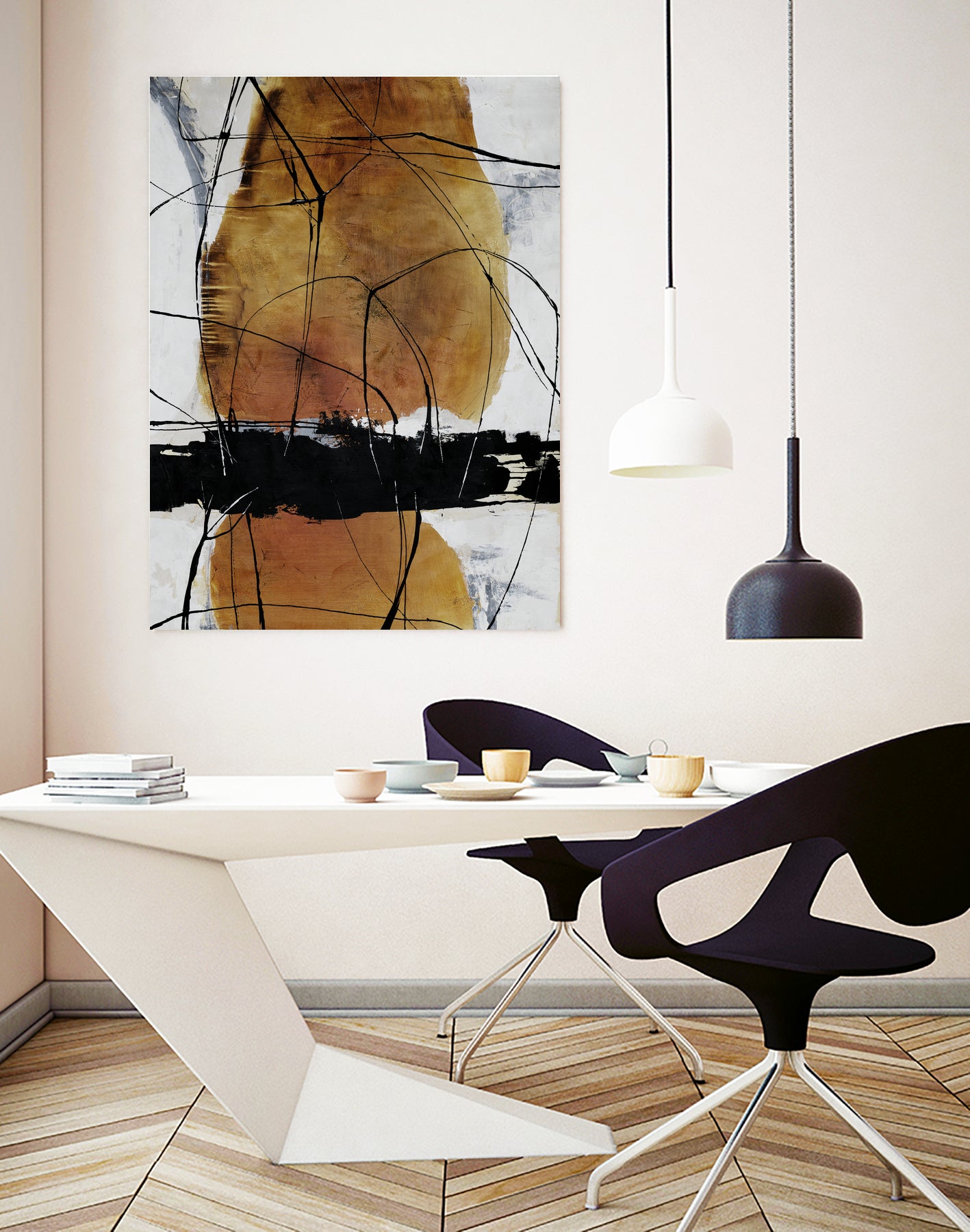 Magic Saw by Daleno Art on GIANT ART - brown abstract