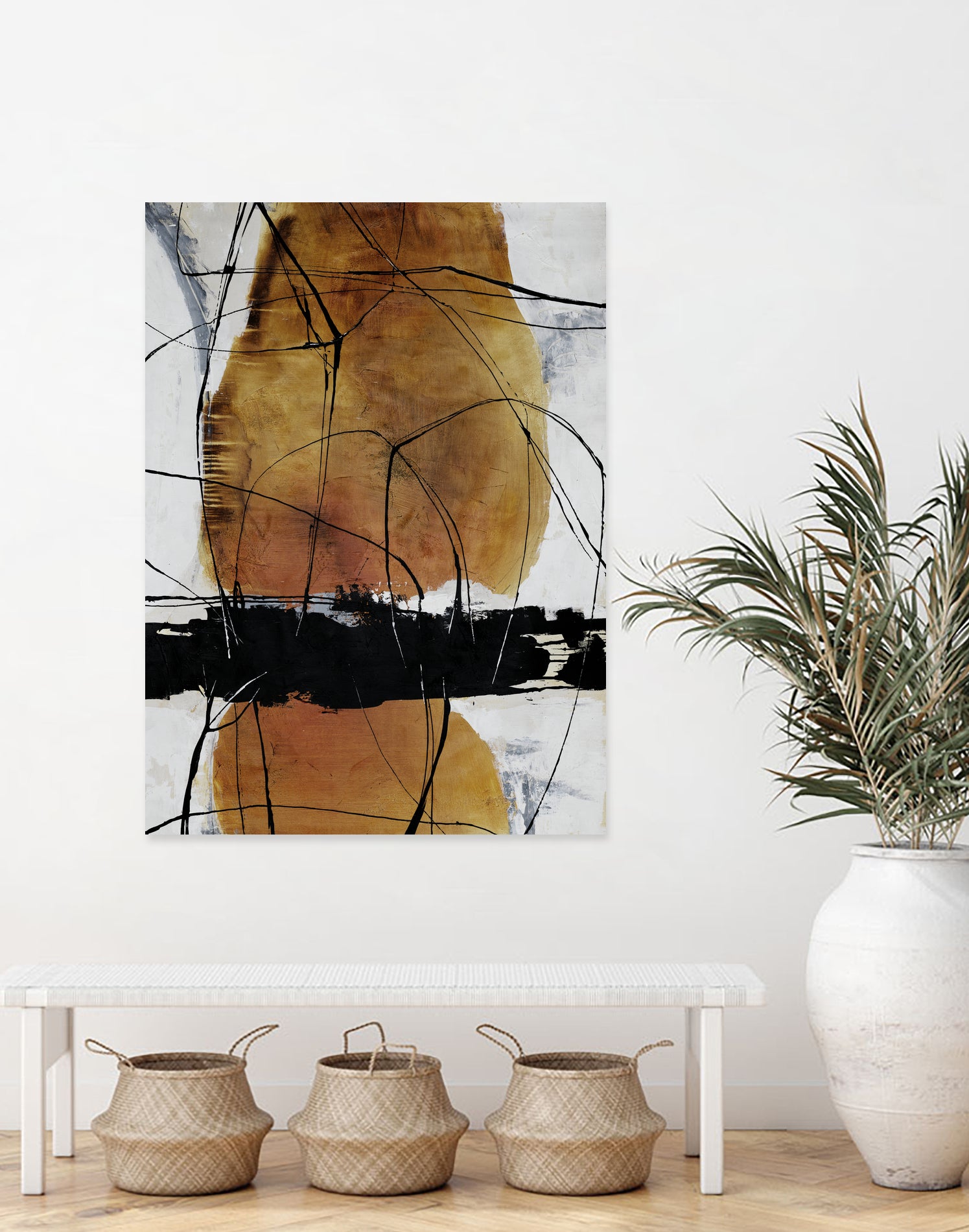 Magic Saw by Daleno Art on GIANT ART - brown abstract
