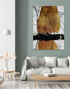 Magic Saw by Daleno Art on GIANT ART - brown abstract
