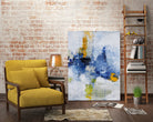 Created In Travel by Daleno Art on GIANT ART - blue abstract