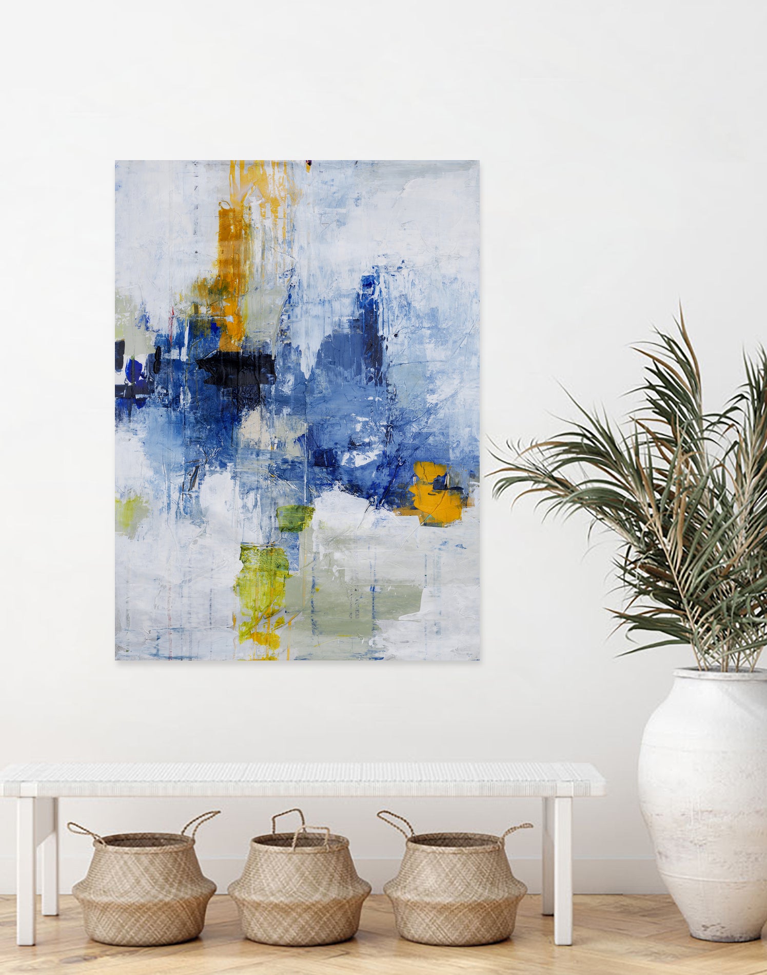Created In Travel by Daleno Art on GIANT ART - blue abstract