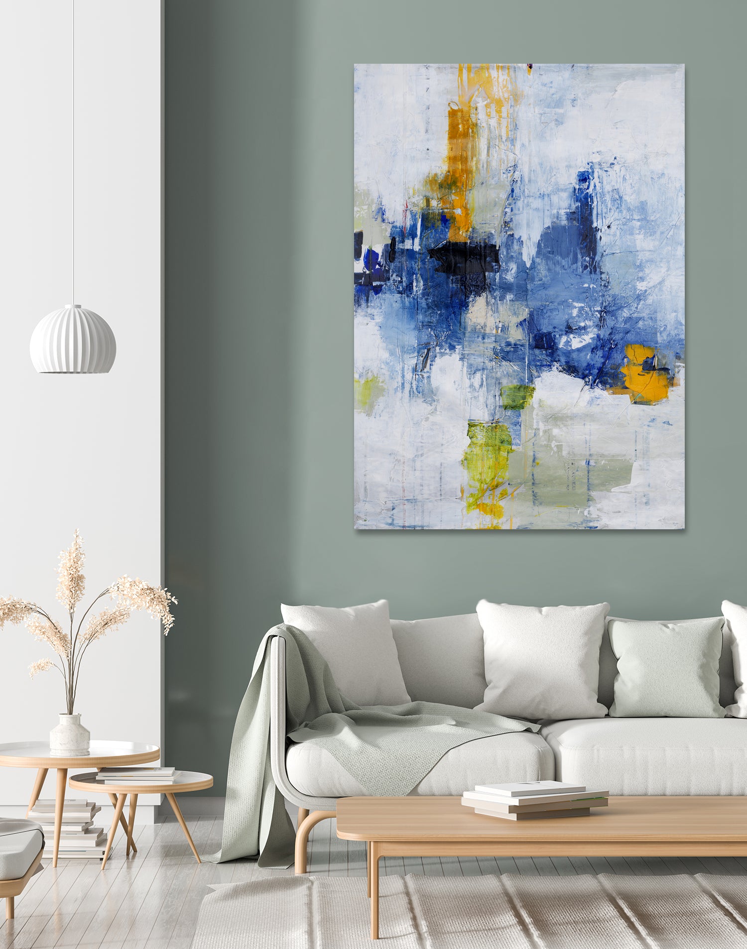 Created In Travel by Daleno Art on GIANT ART - blue abstract