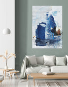 Toss Up II by Daleno Art on GIANT ART - blue abstract