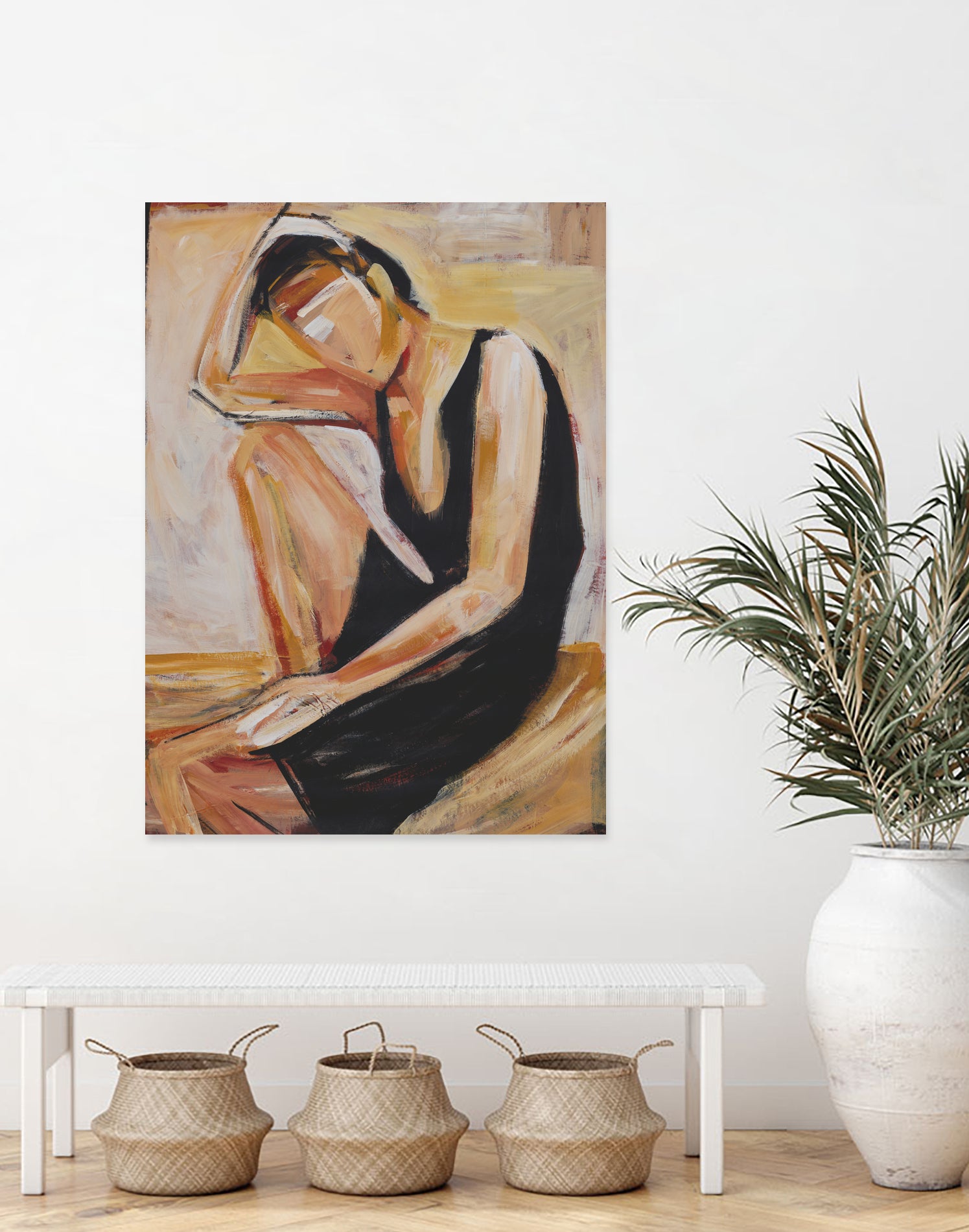 Cocktail Attire by Daleno Art on GIANT ART - black abstract