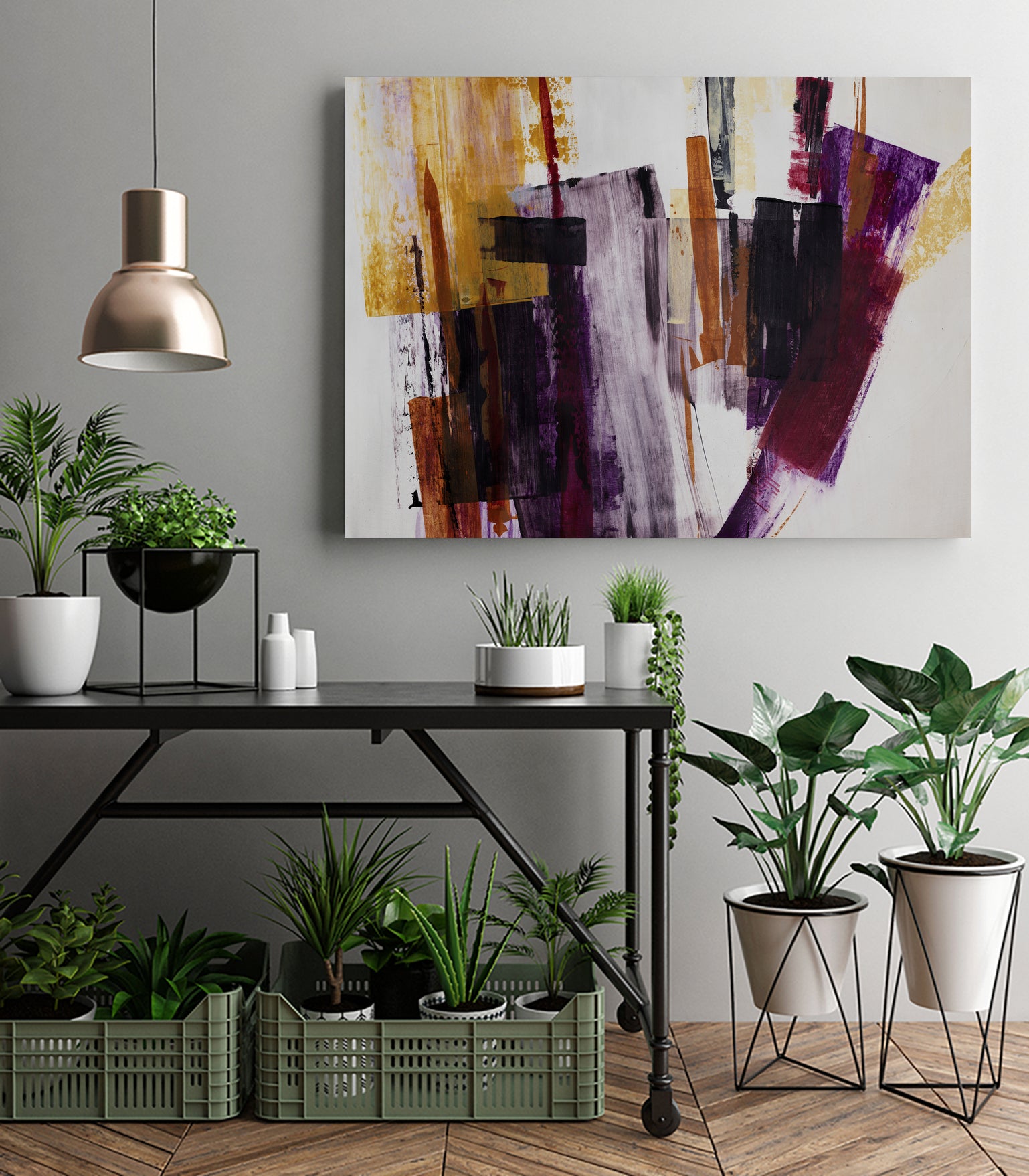 Aged Spirits by Daleno Art on GIANT ART - brown abstract