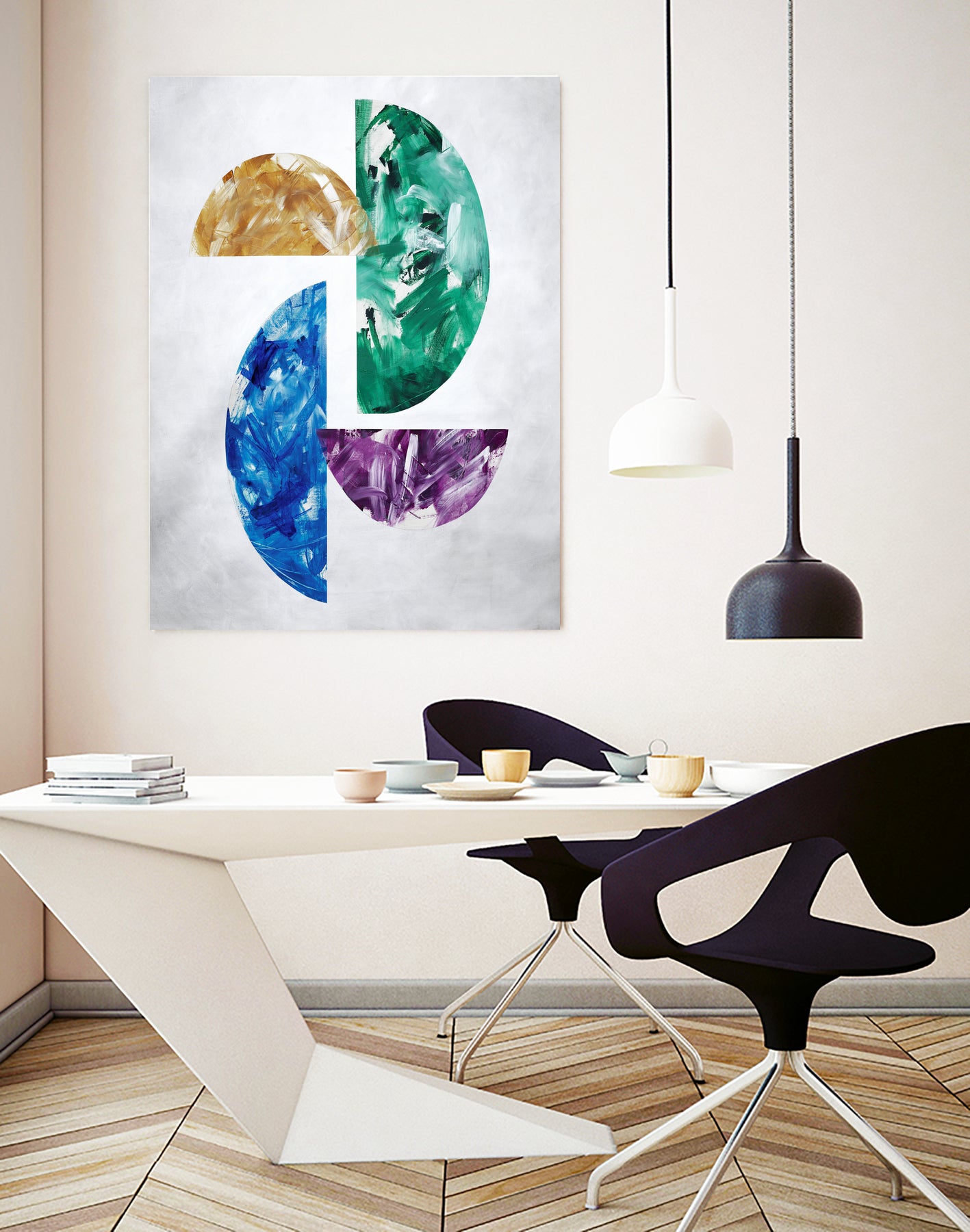 Playing Simon by Daleno Art on GIANT ART - abstract