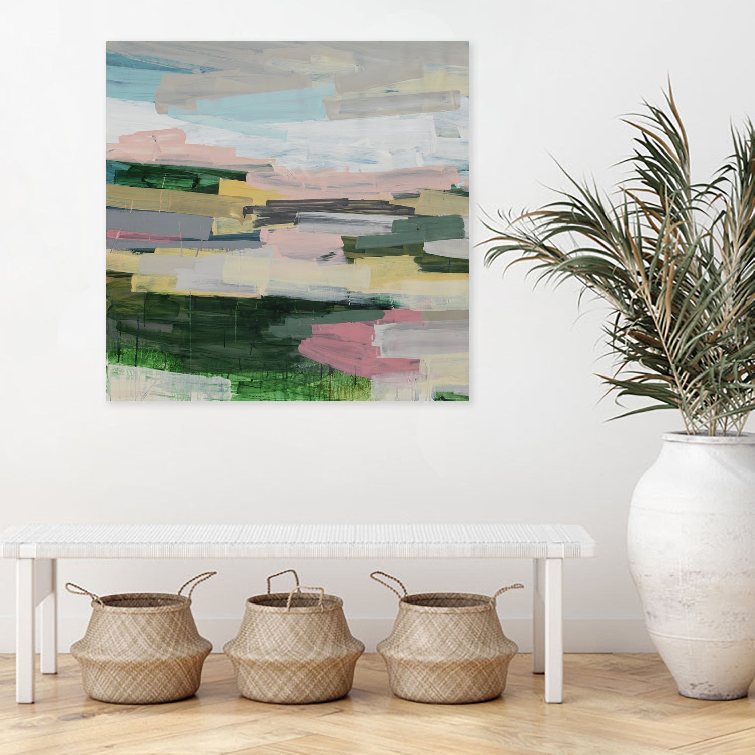 Wine Tour II by Daleno Art on GIANT ART - green abstract