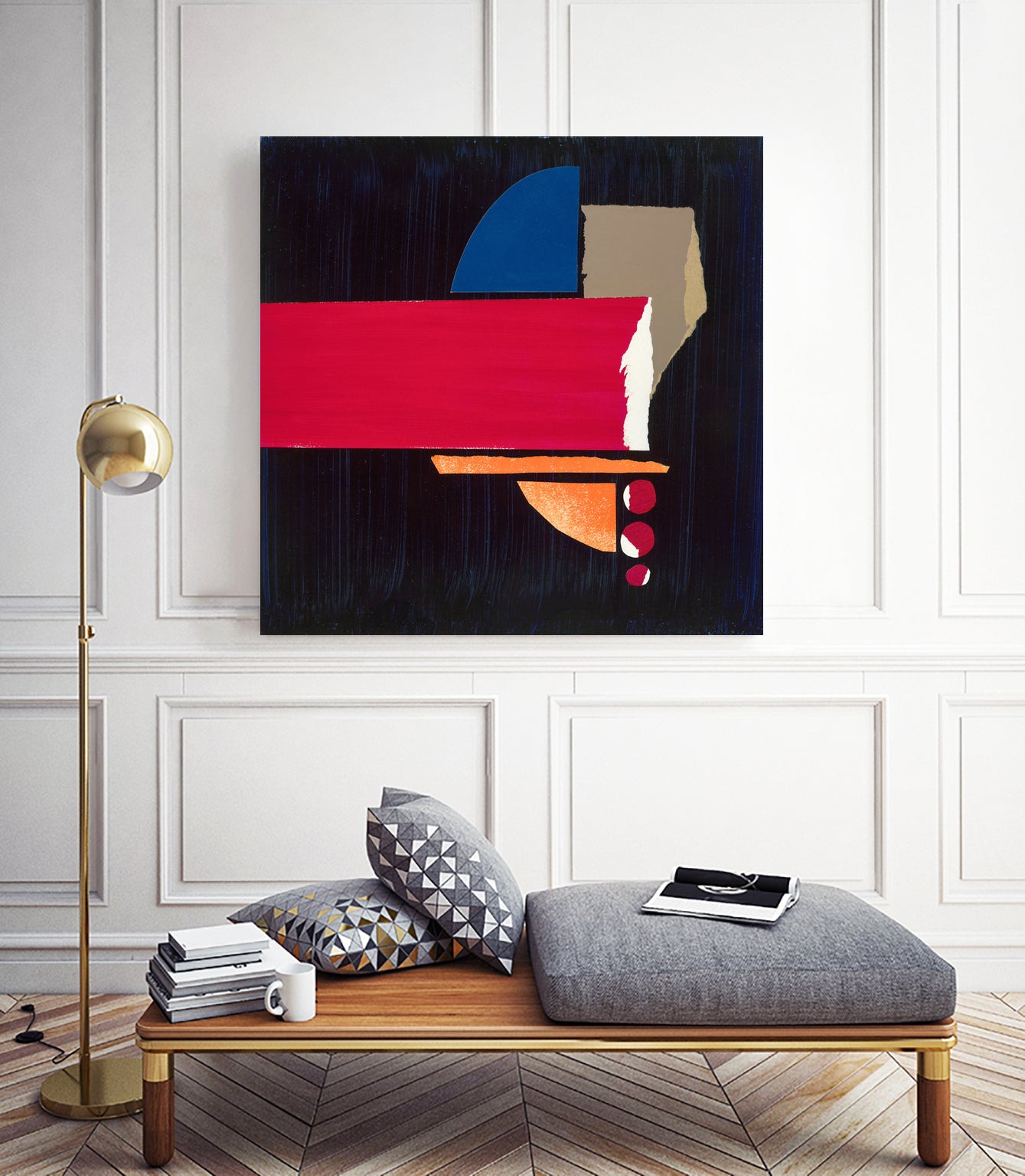 Shape Shifter No.4 by EJ Studio on GIANT ART - white abstract pattern