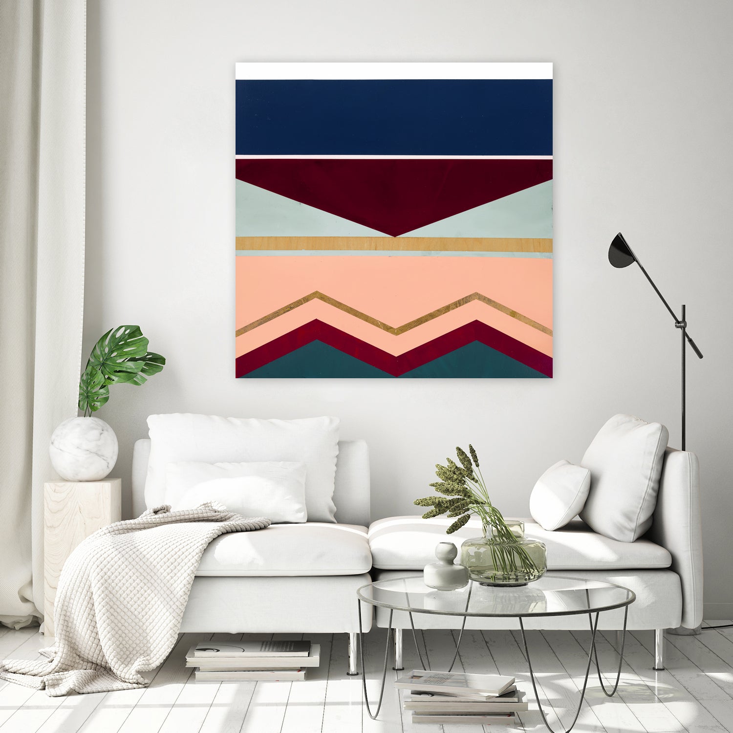 On the Boards #2 by STA Studio on GIANT ART - beige abstract pattern