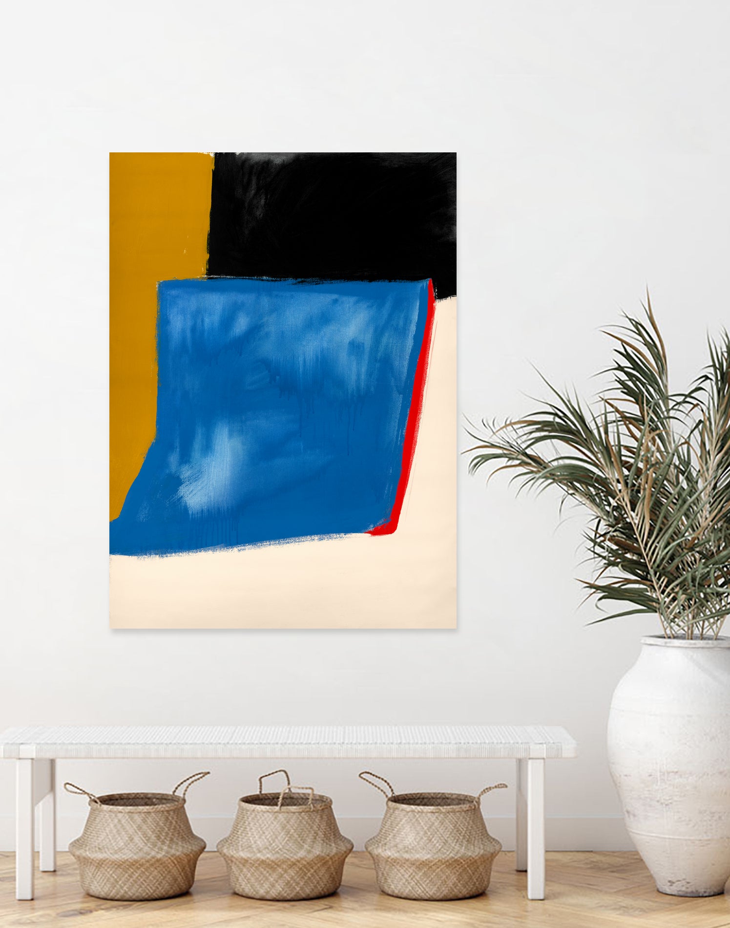 Block Field 6 by Jo Stearns on GIANT ART - black abstract pattern