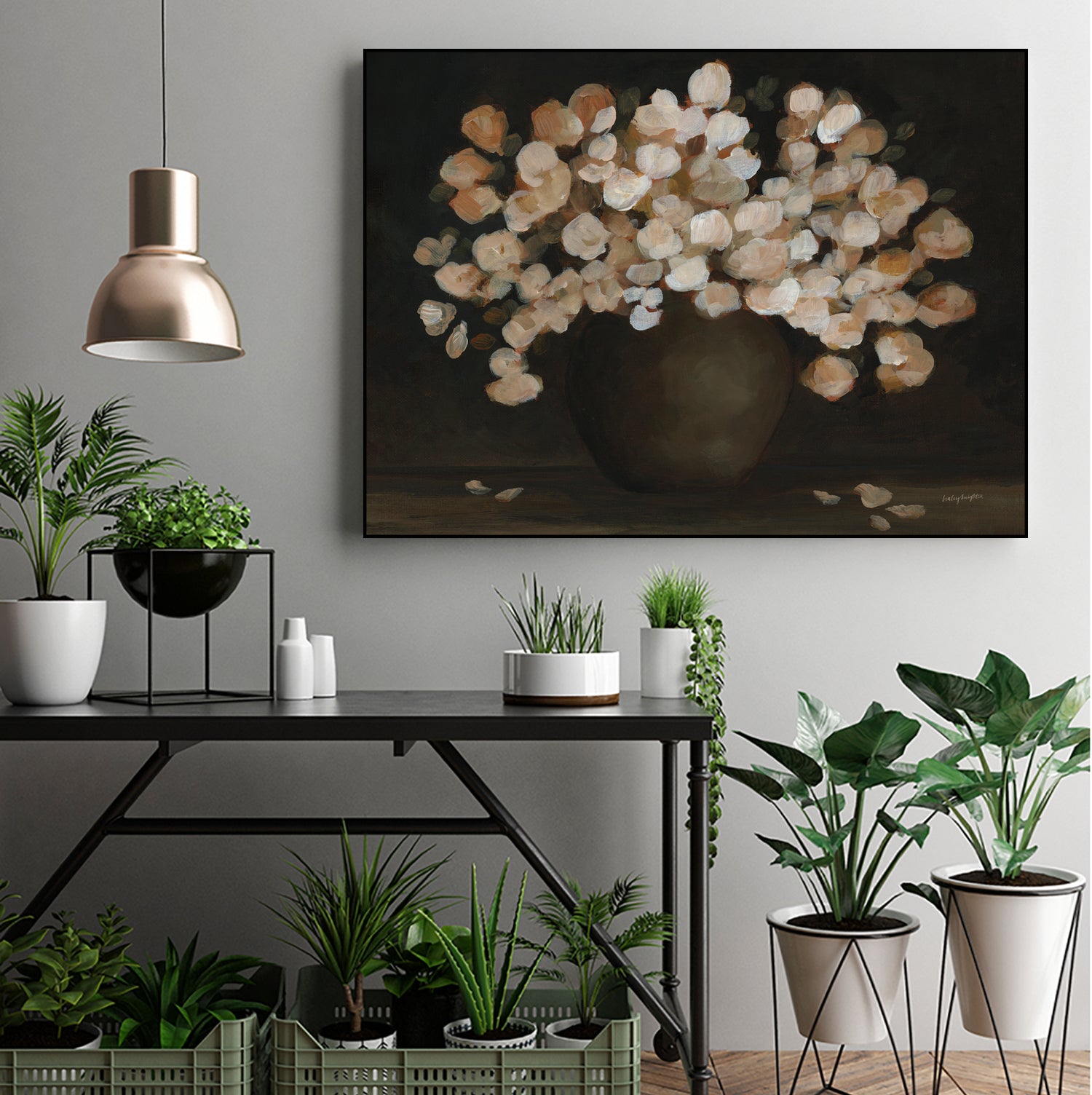 Autumn Floral by Haley Knighten on GIANT ART - abstract