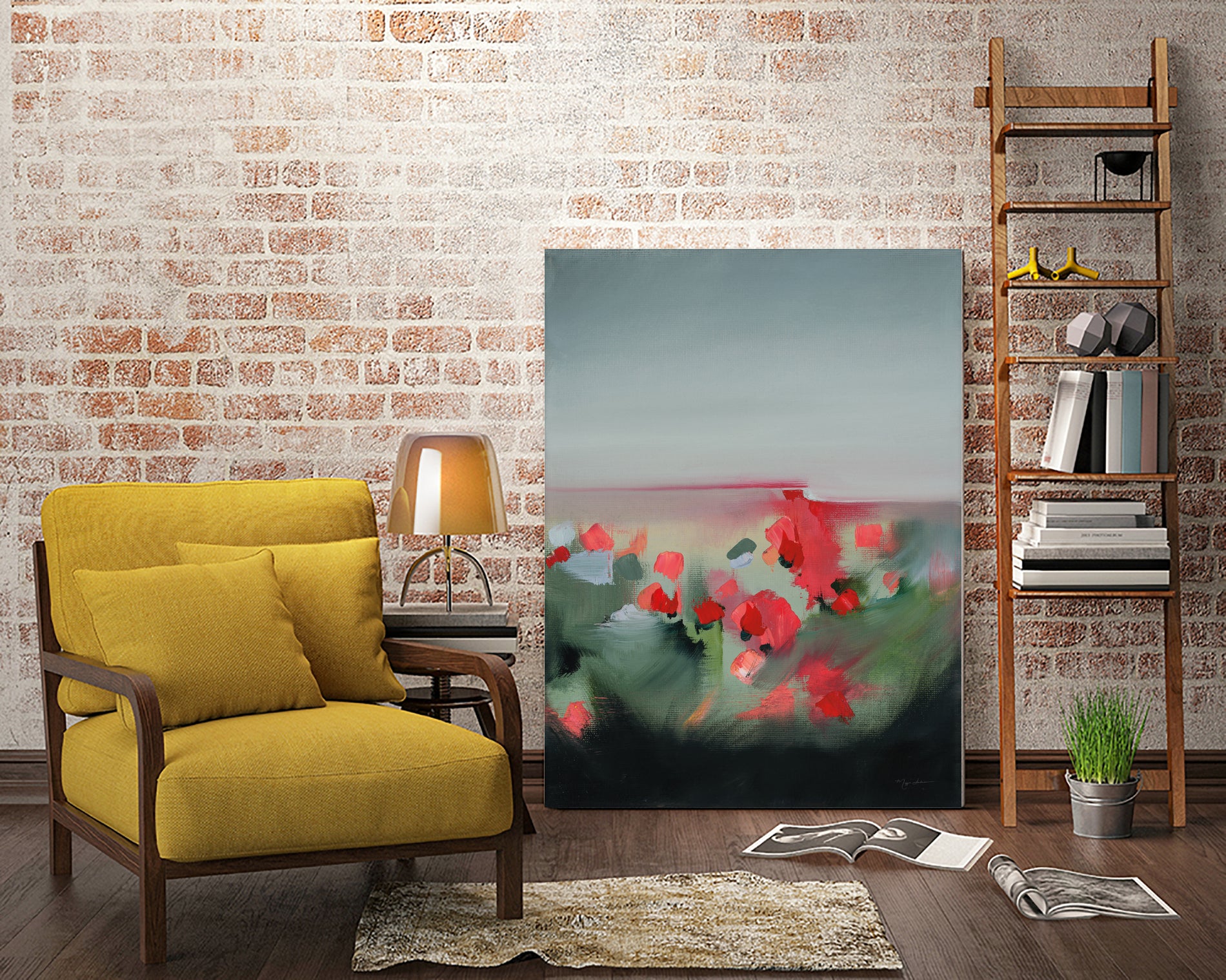 Poppies by Maggie Sackmann on GIANT ART - abstract