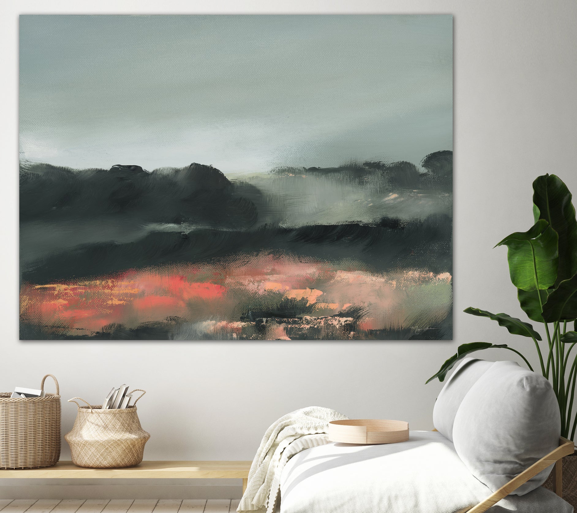 Ruby Meadow by Maggie Sackmann on GIANT ART - abstract