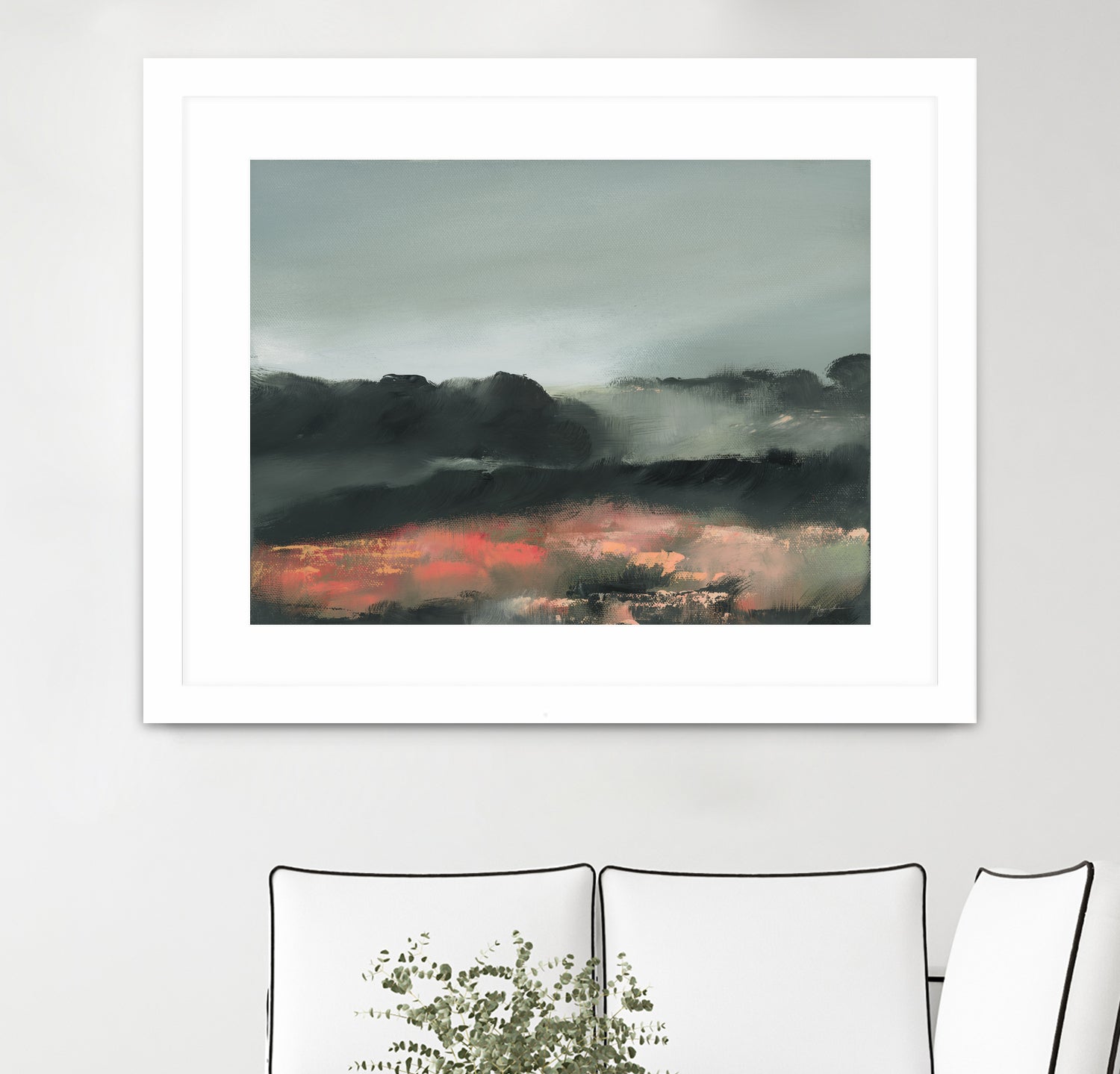 Ruby Meadow by Maggie Sackmann on GIANT ART - abstract