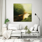 Spring Morning by Julia Purinton on GIANT ART - brown landscape