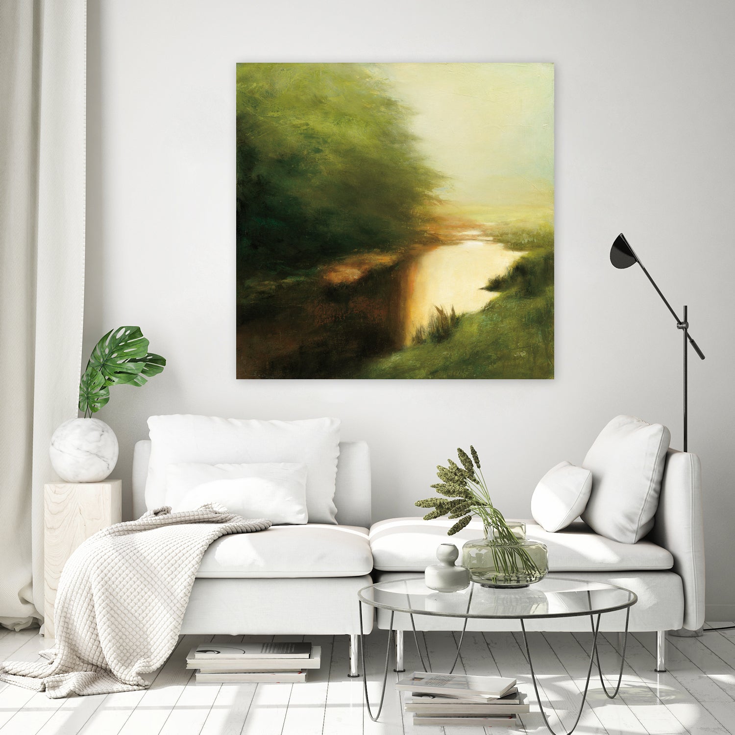 Spring Morning by Julia Purinton on GIANT ART - brown landscape