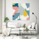 Happy II by Moira Hershey on GIANT ART - blue abstract