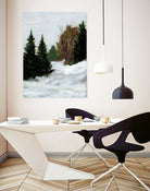 Winter on Grand Mesa by Pamela Munger on GIANT ART - gray brown