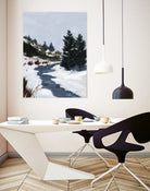 Winter Trails by Pamela Munger on GIANT ART - brown landscape