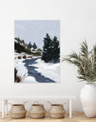 Winter Trails by Pamela Munger on GIANT ART - brown landscape