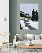 Winter Trails by Pamela Munger on GIANT ART - brown landscape