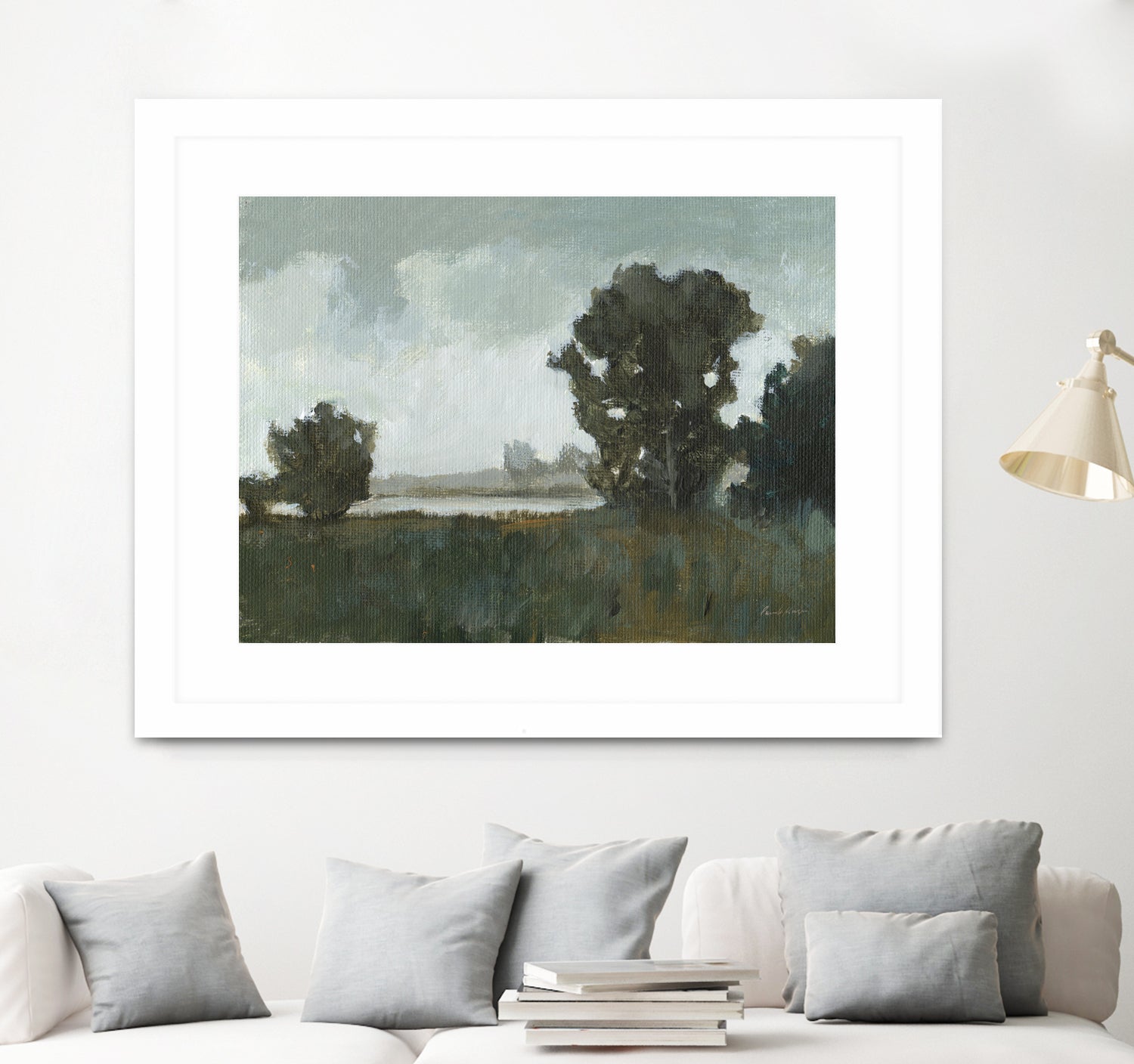 Waterway by Pamela Munger on GIANT ART - black