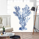 Shibori Coral I by Mary Urban on GIANT ART - blue