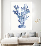 Shibori Coral I by Mary Urban on GIANT ART - blue