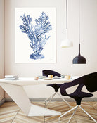 Shibori Coral I by Mary Urban on GIANT ART - blue