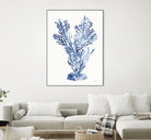Shibori Coral I by Mary Urban on GIANT ART - blue