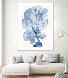 Shibori Coral II by Mary Urban on GIANT ART - blue