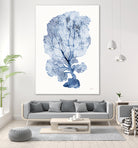 Shibori Coral II by Mary Urban on GIANT ART - blue