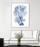 Shibori Coral II by Mary Urban on GIANT ART - blue