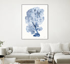 Shibori Coral II by Mary Urban on GIANT ART - blue