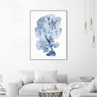 Shibori Coral II by Mary Urban on GIANT ART - blue