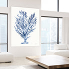 Shibori Coral IV by Mary Urban on GIANT ART - blue