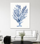 Shibori Coral IV by Mary Urban on GIANT ART - blue