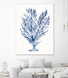 Shibori Coral IV by Mary Urban on GIANT ART - blue