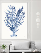 Shibori Coral IV by Mary Urban on GIANT ART - blue