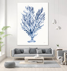 Shibori Coral IV by Mary Urban on GIANT ART - blue