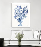 Shibori Coral IV by Mary Urban on GIANT ART - blue