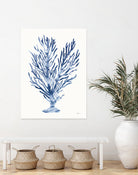 Shibori Coral IV by Mary Urban on GIANT ART - blue