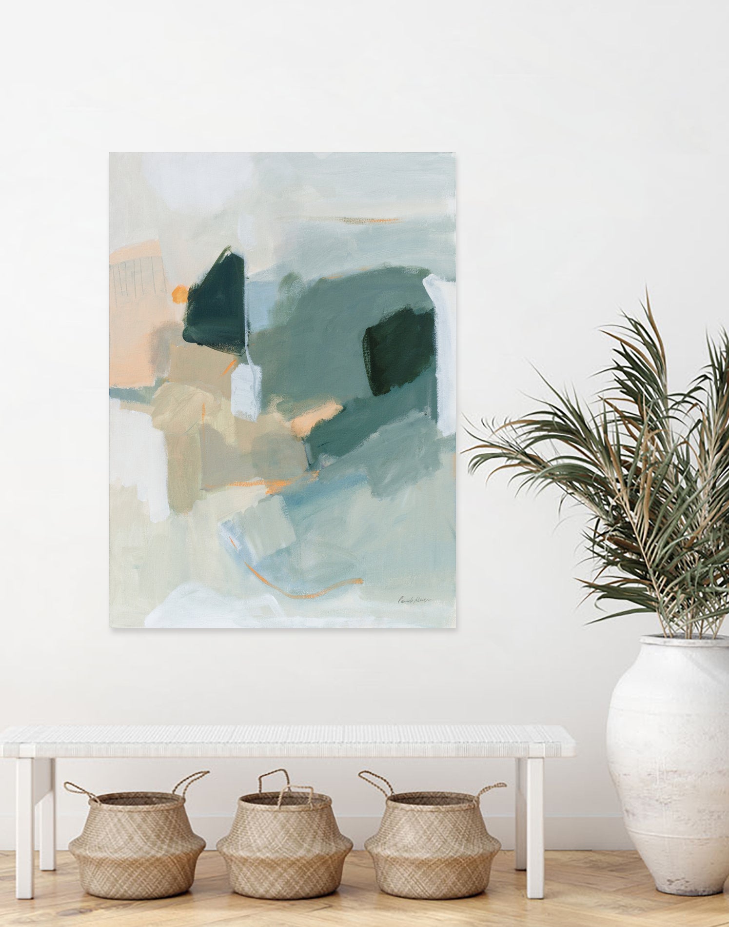 Peak Form by Pamela Munger on GIANT ART - green