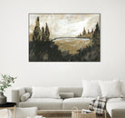 Vintage Rolling Hills by Yvette St. Amant on GIANT ART - black