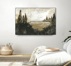 Vintage Rolling Hills by Yvette St. Amant on GIANT ART - black